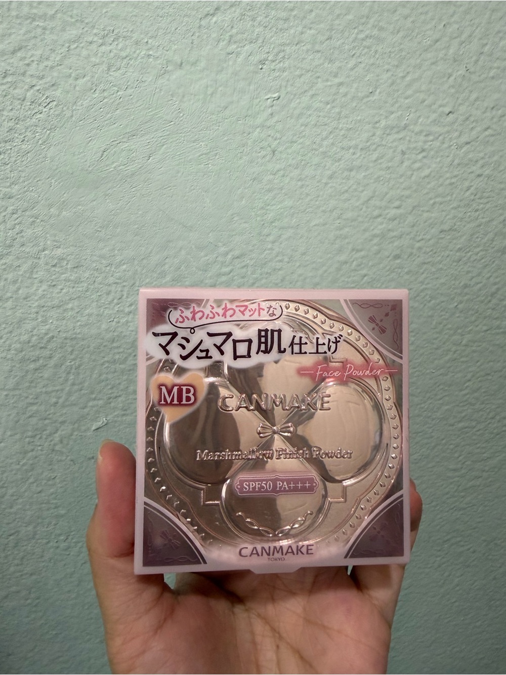 Canmake Tokyo Face Powder, Marshmallow Finish Powder #MB, SPF 50 PA+++, Makeup